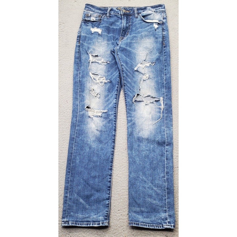 American Eagle Outfitters Jeans Womens 29x30 Blue Denim Extreme Flex Distressed